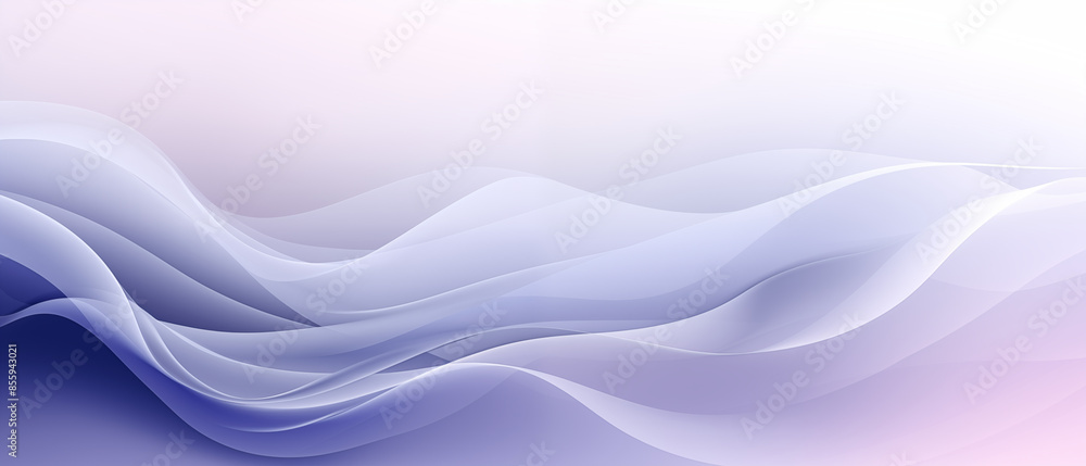 Serene Blue and Purple Waves Serene Blue and Purple Waves