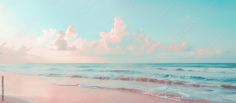 mark Cuban photos pastel background Water Sky Beach. Copy space image. Place for adding text and design mark Cuban photos pastel background Water Sky Beach. Copy space image. Place for adding text and design