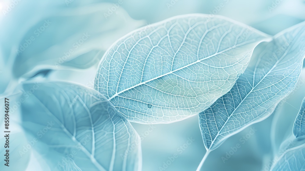 Digital technology blue green leaf plant texture abstract poster web page PPT background Digital technology blue green leaf plant texture abstract poster web page PPT background
