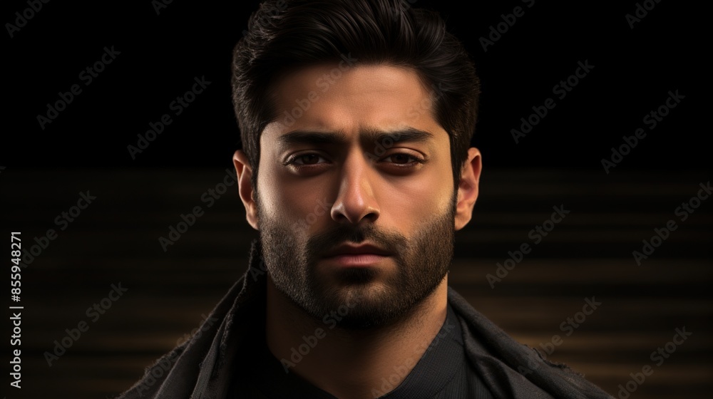 Fototapeta premium portrait of a man with beard