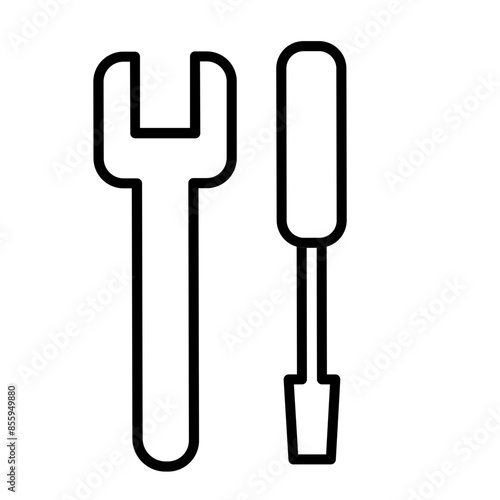 Driver Equipment Line Icon