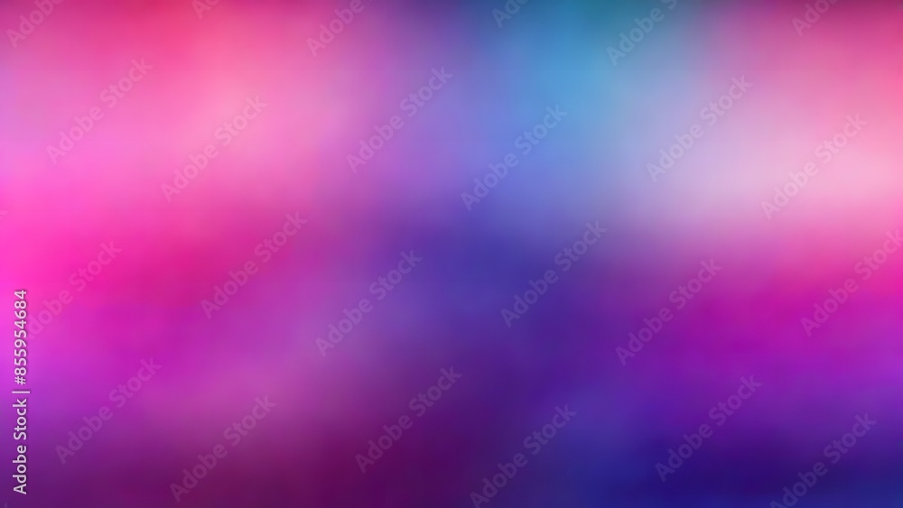 Fototapeta premium Blurred color gradient purple pink blue color gradient background, abstract backdrop banner poster card wallpaper