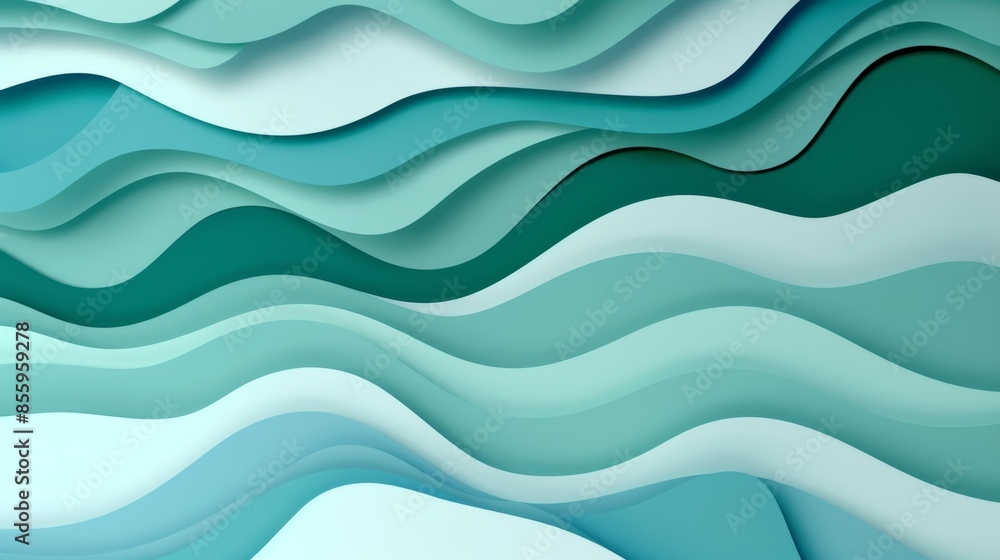 Abstract Wave Pattern Background - Generative AI Abstract Wave Pattern Background - Generative AI