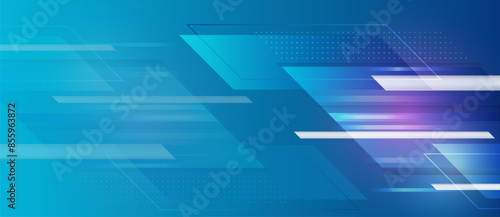 An array of information in the form of receding stripes. Large data stream on a dark background, glowing lines and squares. Data set analysis and visualization. Abstract business analytics.