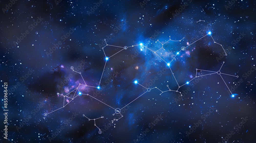 Fototapeta premium constellation of the zodiac