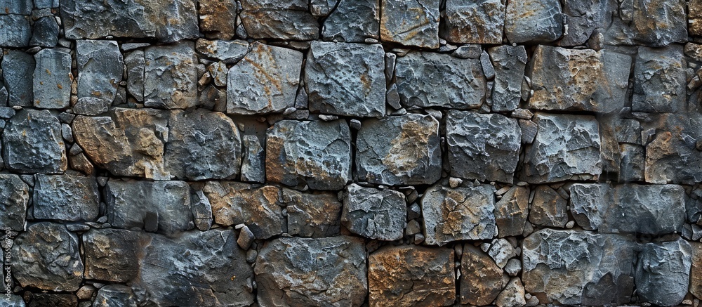 Pattern of old stone wall surfaced texture. Copy space image. Place for adding text and design Pattern of old stone wall surfaced texture. Copy space image. Place for adding text and design