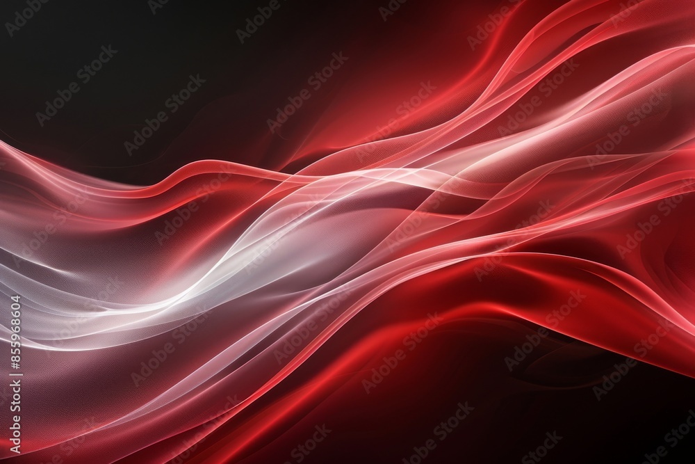 Obraz premium Fractal Waves Abstract Background Creative Art