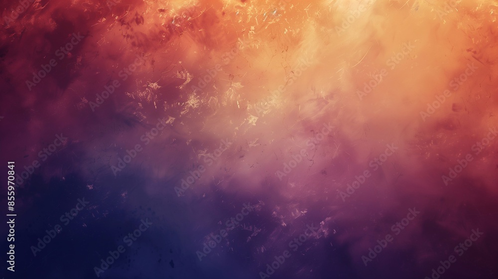 Obraz premium colorful abstract background with warm orange and yellow hues transitioning to cool purple and blue tones.