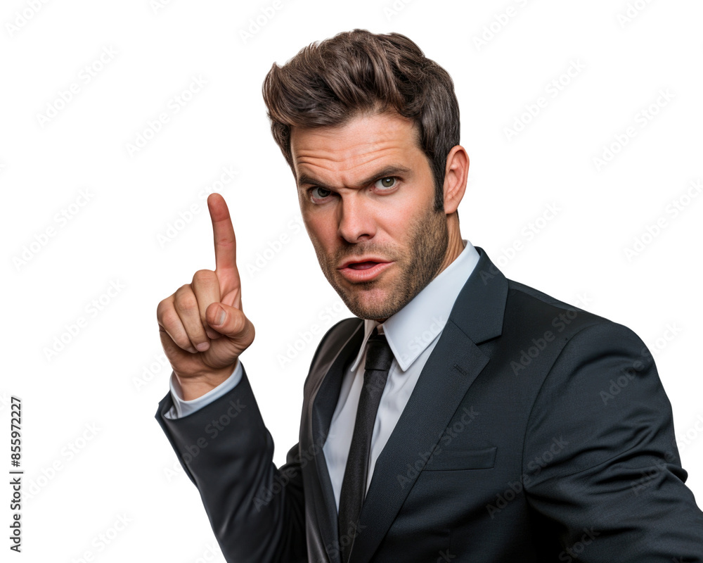 Business man in serious emotions and gesture Business man in serious emotions and gesture