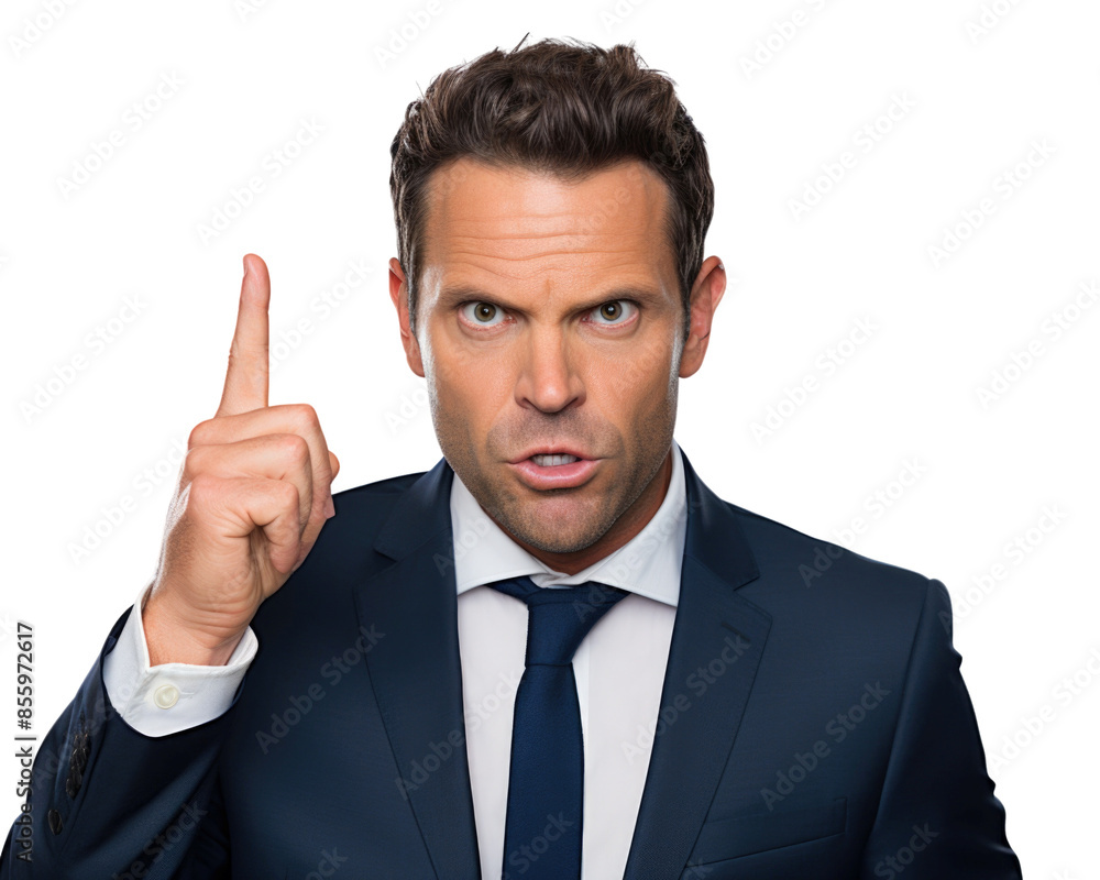 Business man in serious emotions and gesture Business man in serious emotions and gesture