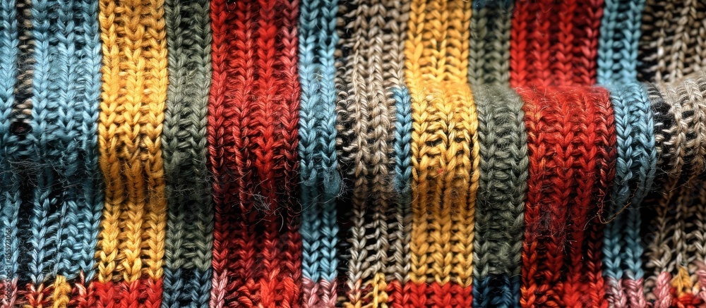 Knitted plaid . Copy space image. Place for adding text and design Knitted plaid . Copy space image. Place for adding text and design