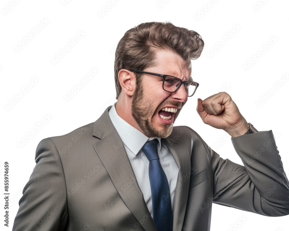 Business man in serious emotions and gesture Business man in serious emotions and gesture