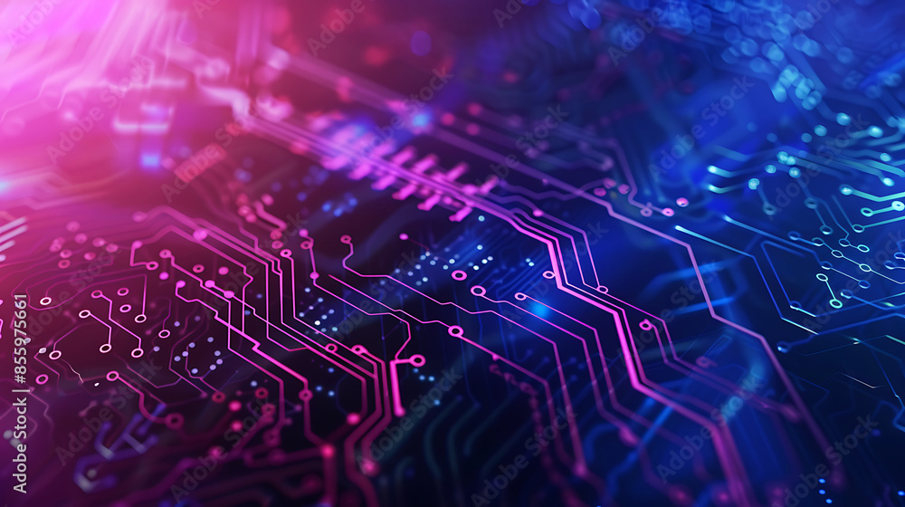 Obraz premium technology background