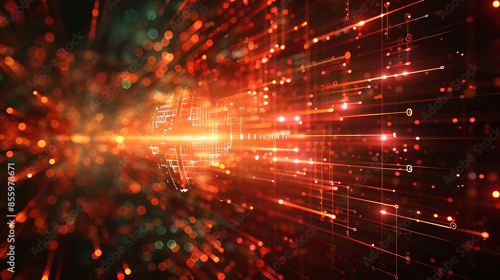 Fototapeta premium technology background