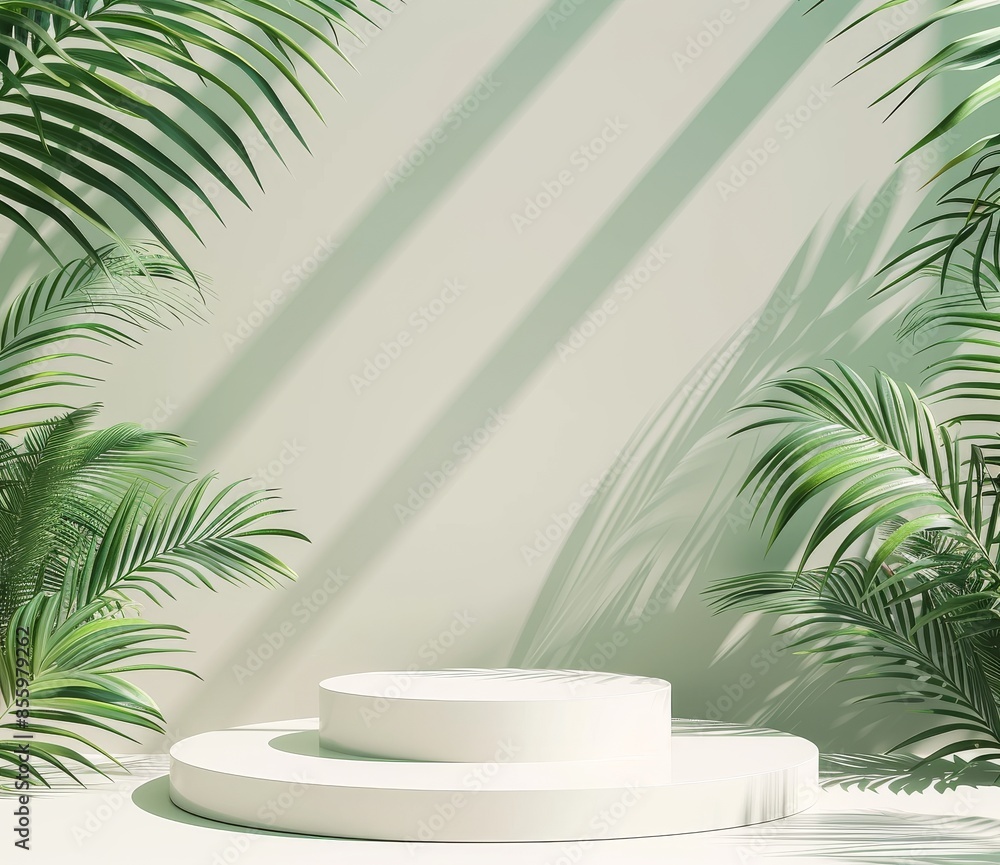 Obraz premium In the background is a montage photo of fresh green monstera leaves of monstera philodendron