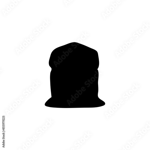 Silhouette gothic tombstone