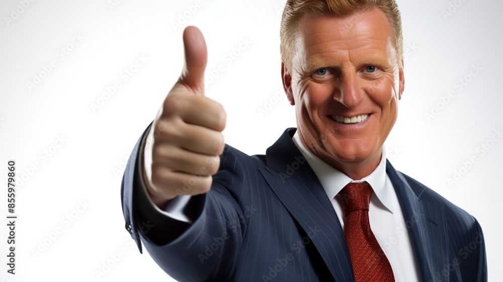 businessman showing thumbs up businessman showing thumbs up
