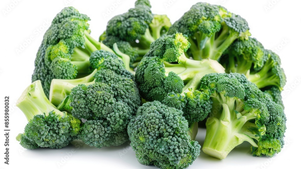 Broccoli isolated on a white background Broccoli isolated on a white background