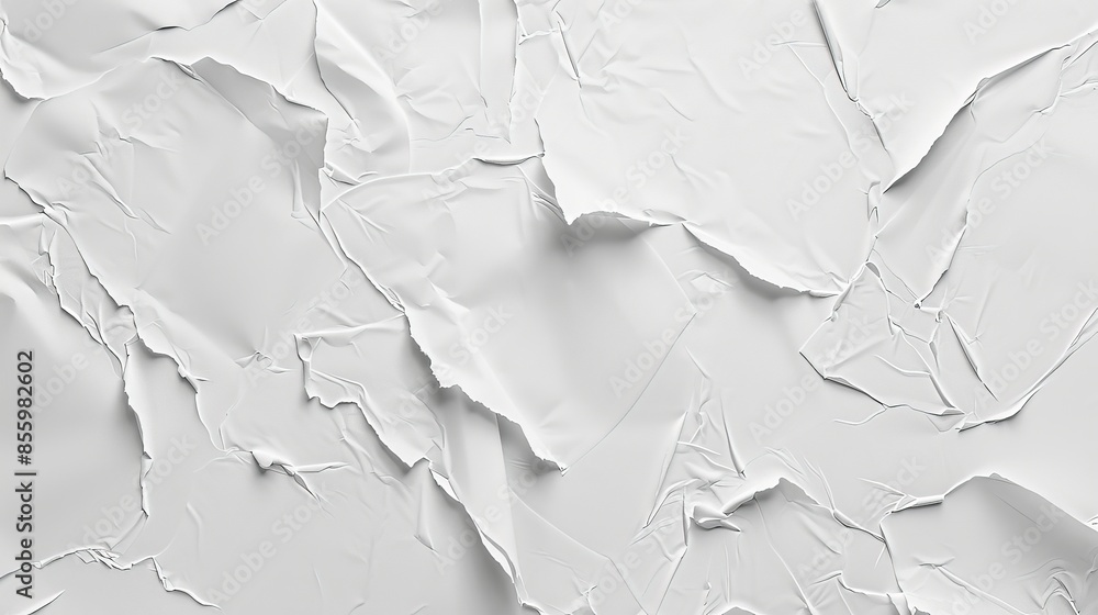 Crisp White Paper Texture with Gentle Creases for Design Inspiration Crisp White Paper Texture with Gentle Creases for Design Inspiration