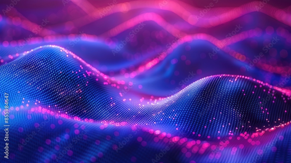 Abstract Background of Binary Code and AI Algorithms. Technology and Innovation Concept in Blue and Purple Shades,4k wallpaper, HD Abstract Background of Binary Code and AI Algorithms. Technology and Innovation Concept in Blue and Purple Shades,4k wallpaper, HD