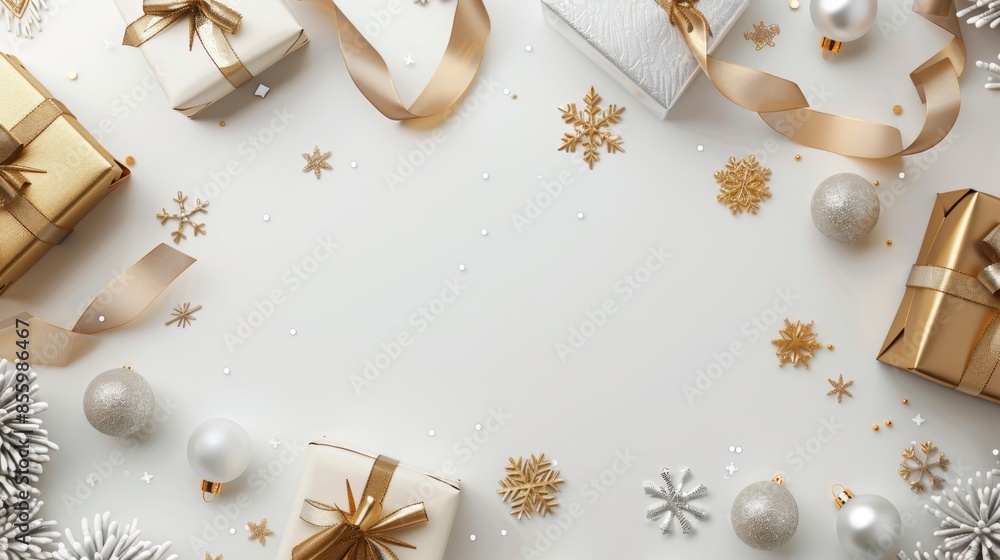 Elegant Christmas Gift Arrangement Generative AI Elegant Christmas Gift Arrangement Generative AI