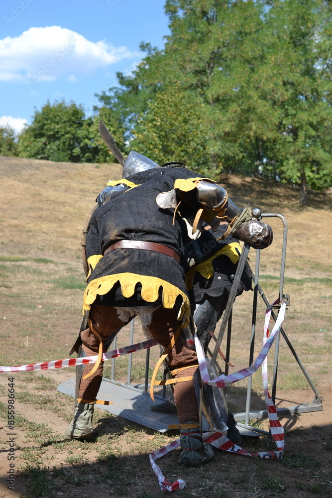 Naklejka premium battle reconstruction, role-playing