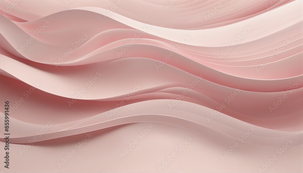 Obraz premium Rose Wave: A Chic and Elegant Design
