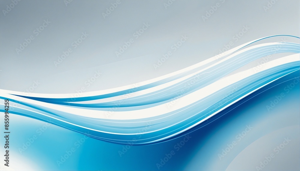 Fototapeta premium Blue Corporate Design Presentation Template