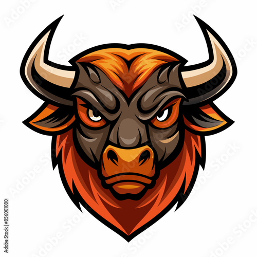 bull-head-logo-character--aggressive--bold-smooth © VarotChondra