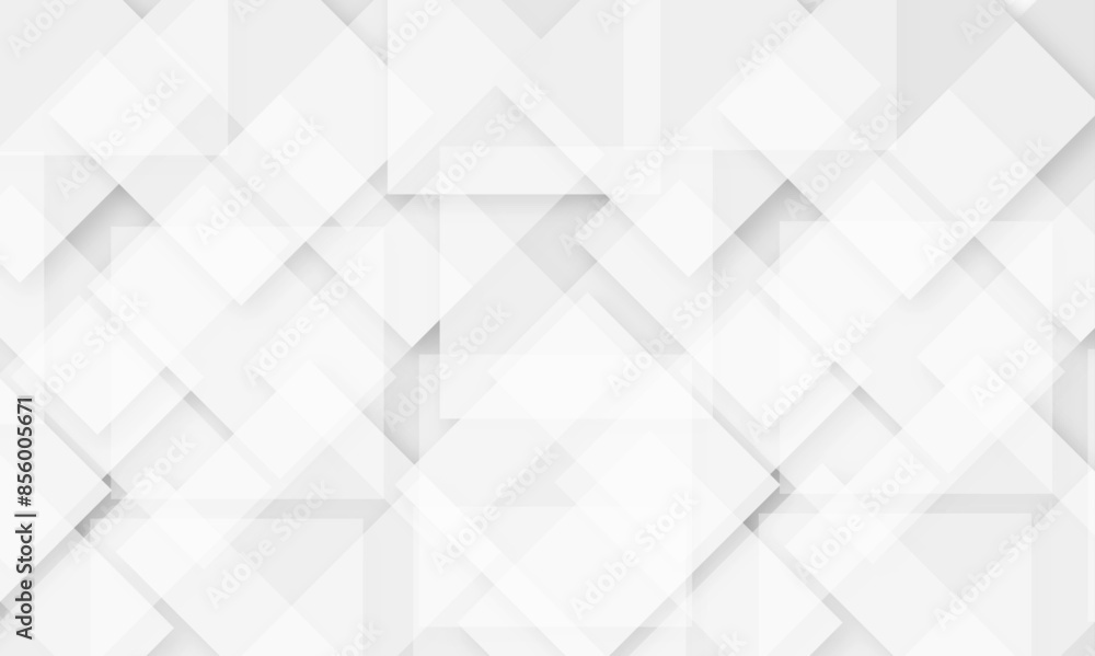 White and grey geometric minimal and square overlap layer shape banner design. Abstract geometric minimal futuristic element concept. Design for poster, brochure, banner, wallpaper, cover, flyer. White and grey geometric minimal and square overlap layer shape banner design. Abstract geometric minimal futuristic element concept. Design for poster, brochure, banner, wallpaper, cover, flyer.