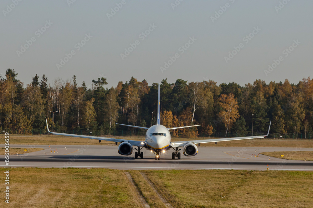 airplane on the ground