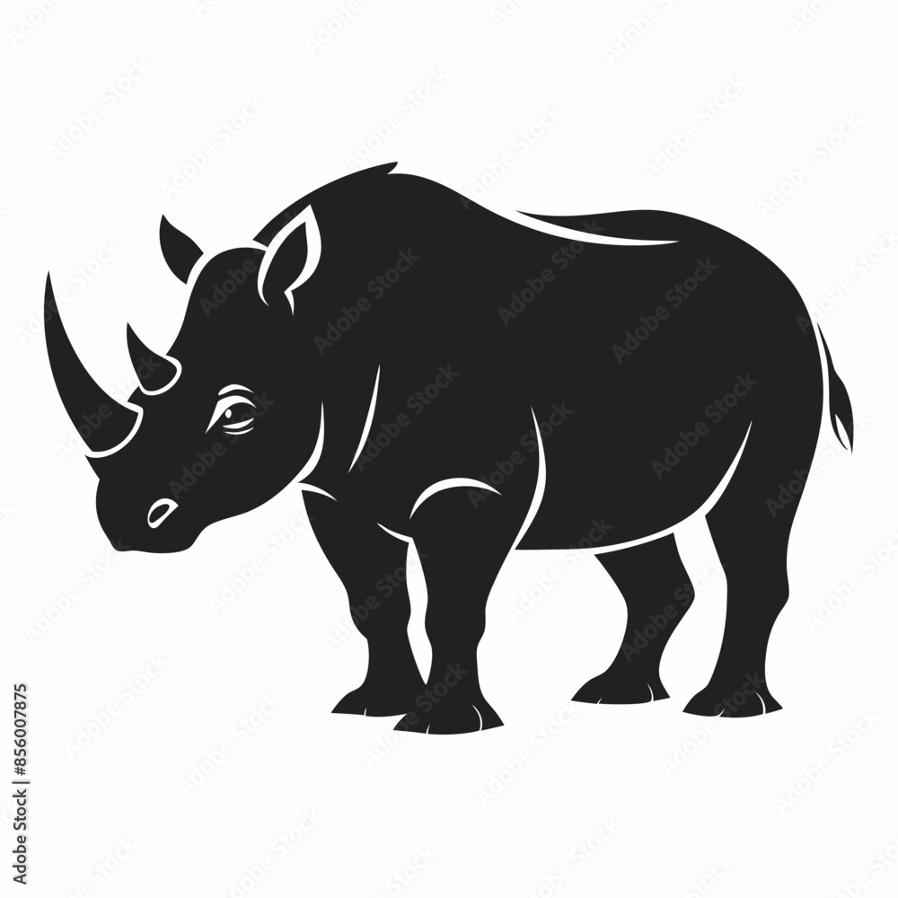 rhino illustration rhino illustration