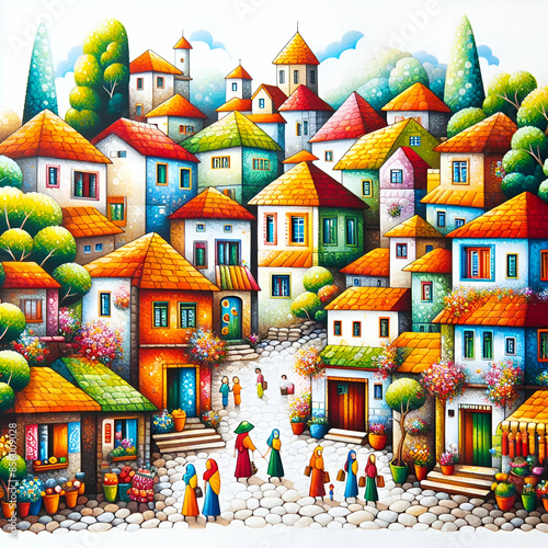 A beautiful painting attractive the eyes. 