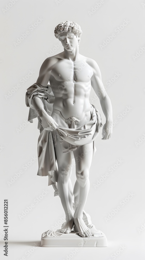 Obraz premium Statue of David, statue of a person, tag