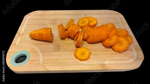 Chopping Carrot Stop Motion Animation