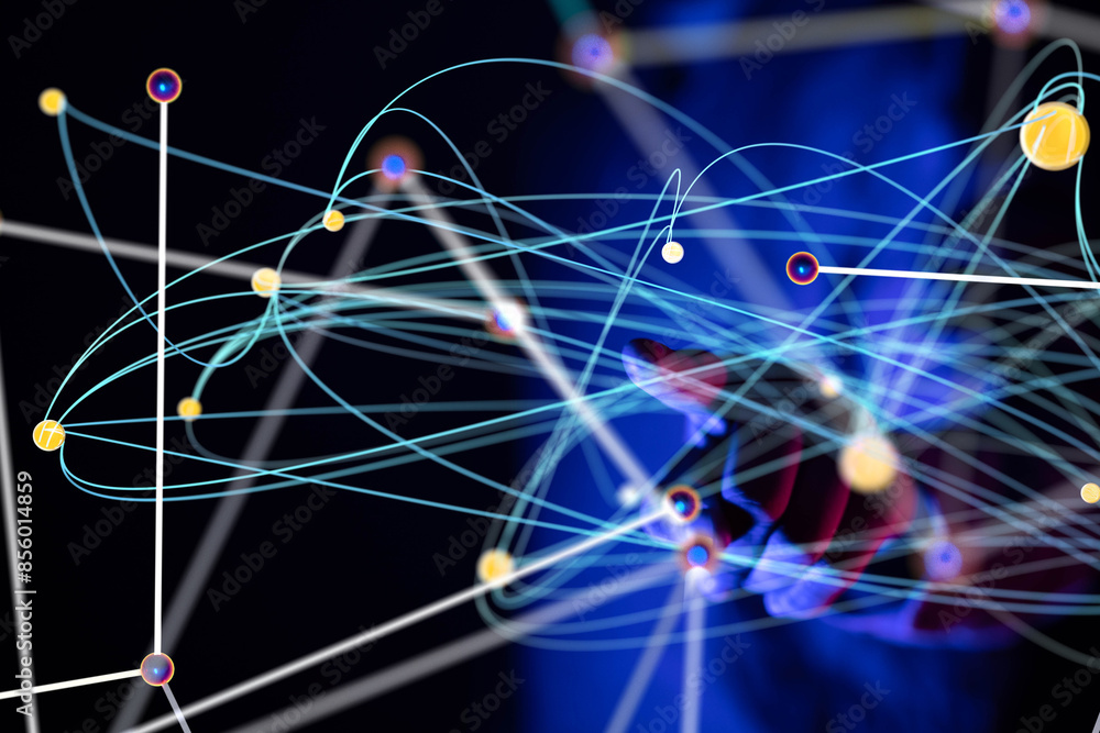 conference Digital Network and data concept 3d conference Digital Network and data concept 3d