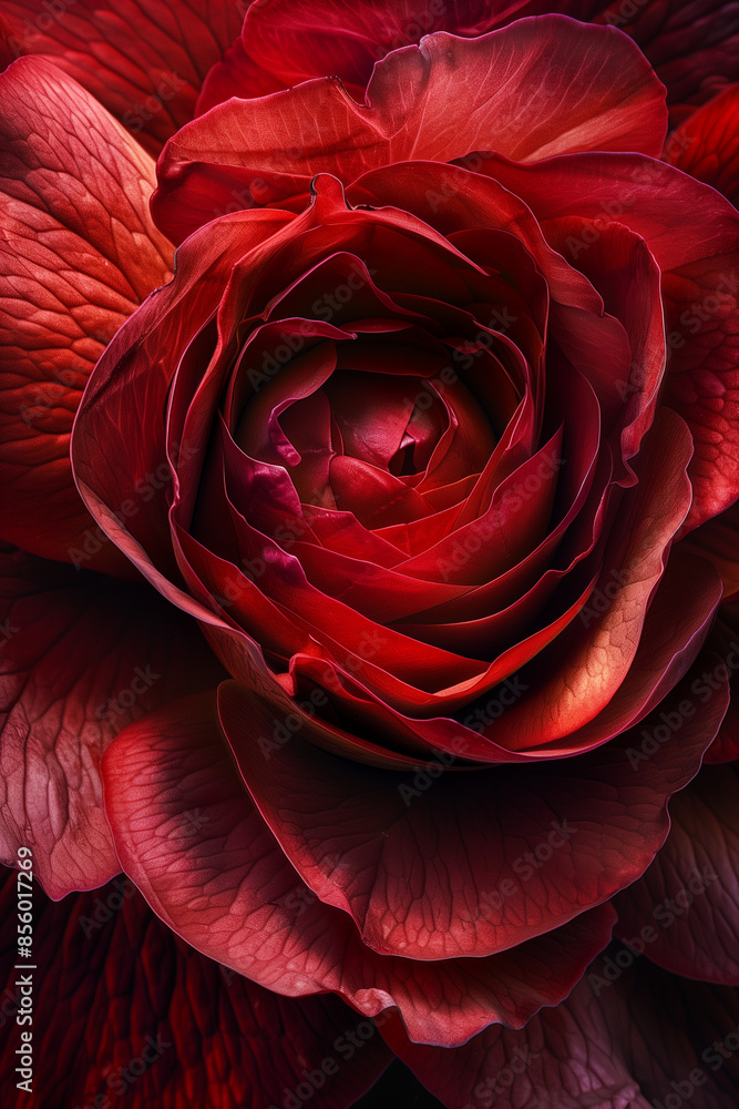 Vibrant Macro Shot of an Maroon red Rose in Full Bloom, Close-Up View of burgundy flower Vibrant Macro Shot of an Maroon red Rose in Full Bloom, Close-Up View of burgundy flower