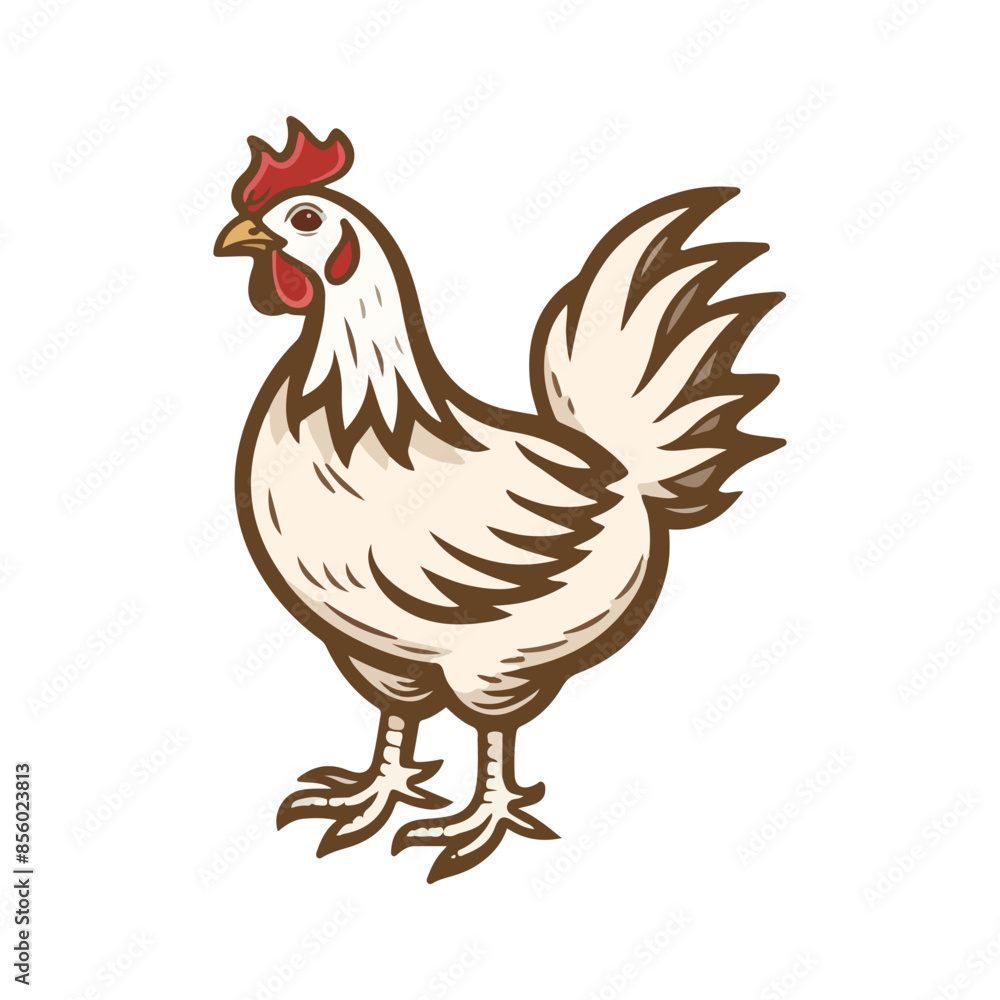 rooster isolated on white background rooster isolated on white background
