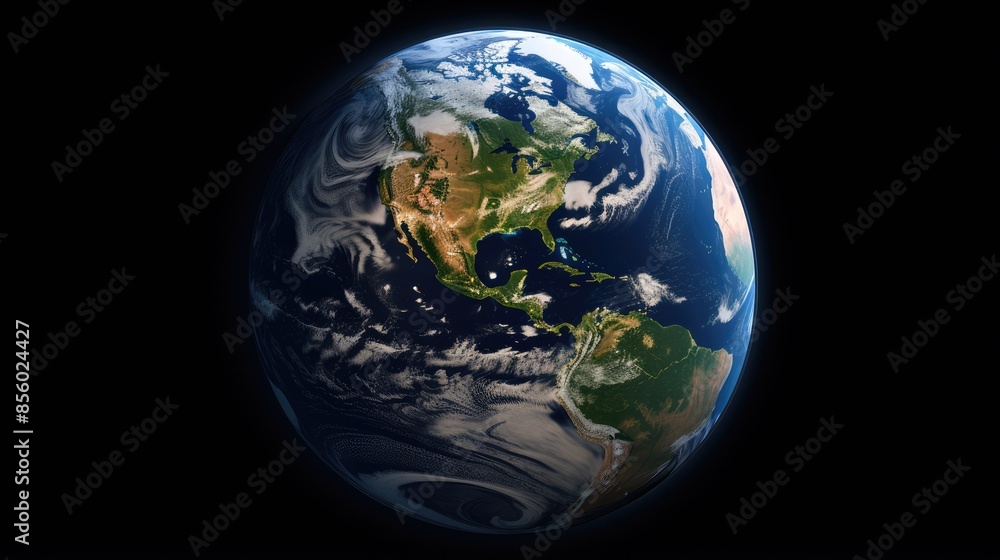 Fototapeta premium Our home planet, Earth, is a beautiful and complex place. It is the only planet in our solar system that is known to support life.