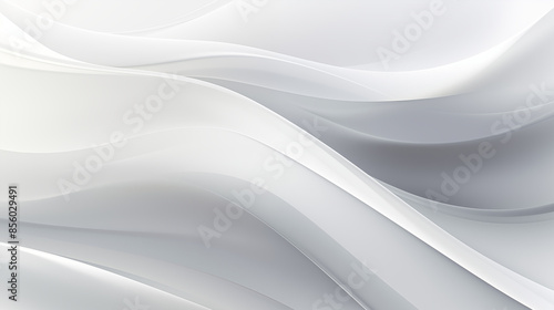 Wallpaper Mural Elegant Grey and White Curved Abstract Art Torontodigital.ca