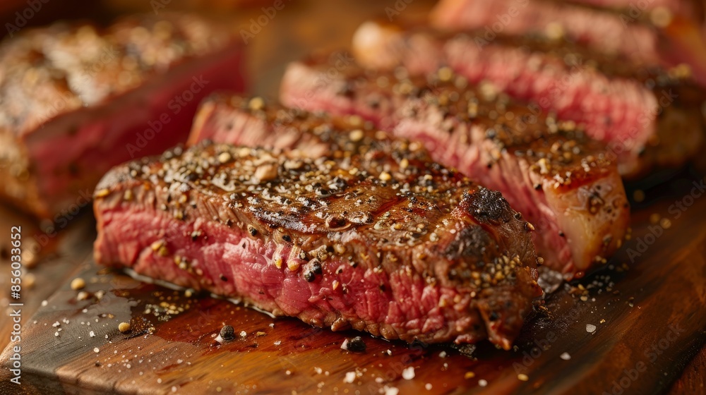 Grilled steak with a tantalizing crust and a flavorful interior that melts in your mouth. Grilled steak with a tantalizing crust and a flavorful interior that melts in your mouth.