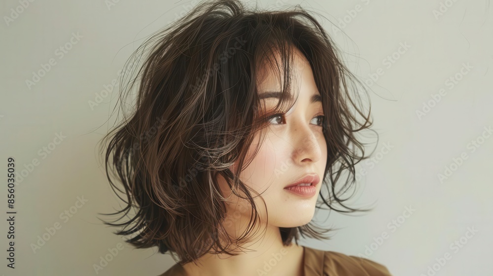 effortless waves of chic shoulderlength bob carefree and enchanting hairstyle effortless waves of chic shoulderlength bob carefree and enchanting hairstyle