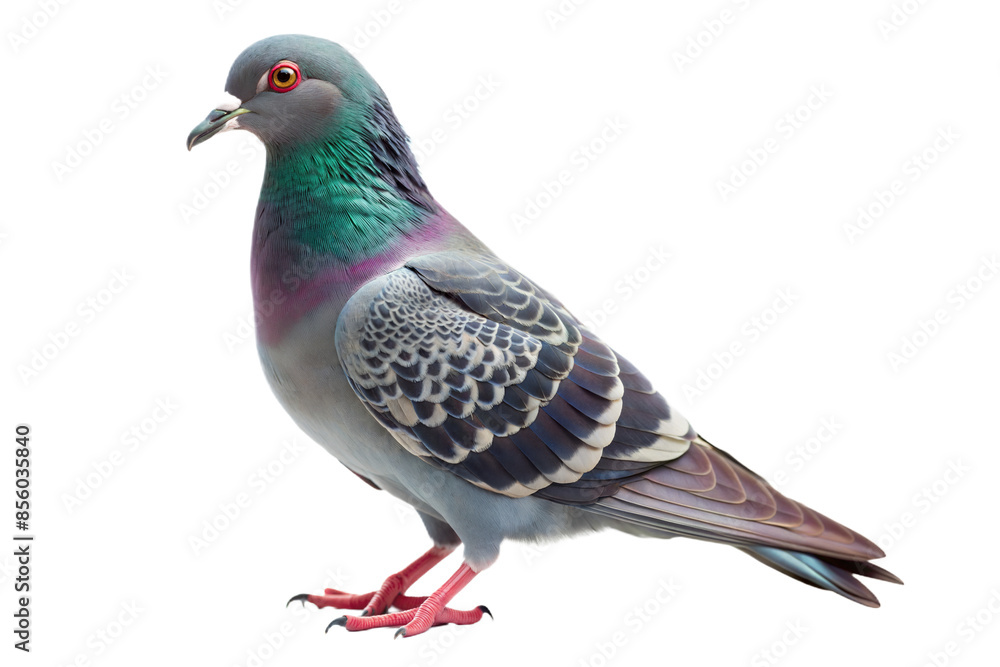 Fototapeta premium pigeon isolated on transparent background.