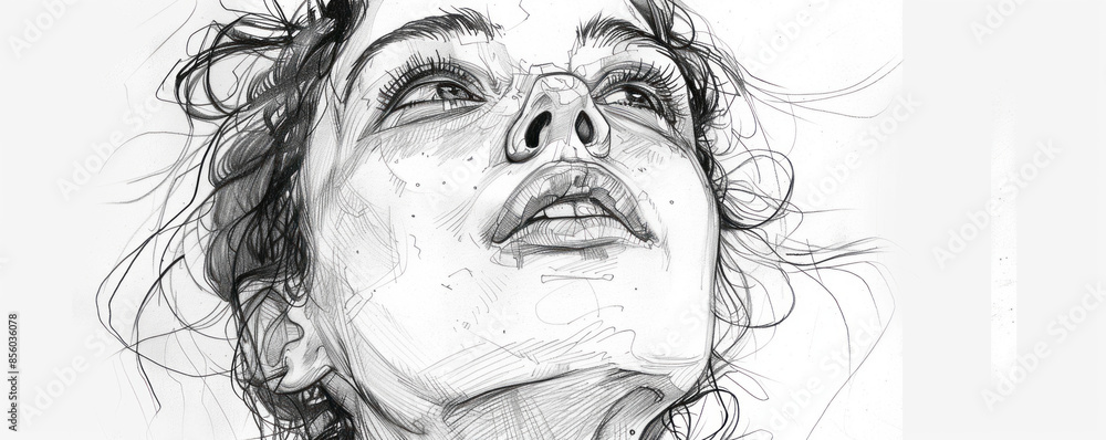 A line drawing that captures the essence of a subject with simple strokes. A line drawing that captures the essence of a subject with simple strokes.