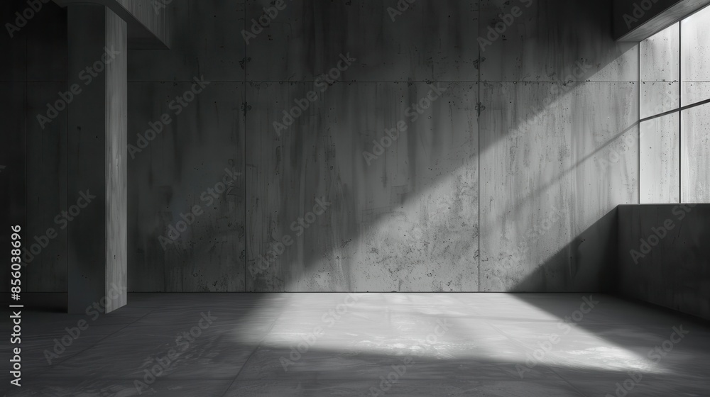 empty gray concrete room with textured walls and floor providing a versatile studio backdrop for various uses interior 3d render empty gray concrete room with textured walls and floor providing a versatile studio backdrop for various uses interior 3d render