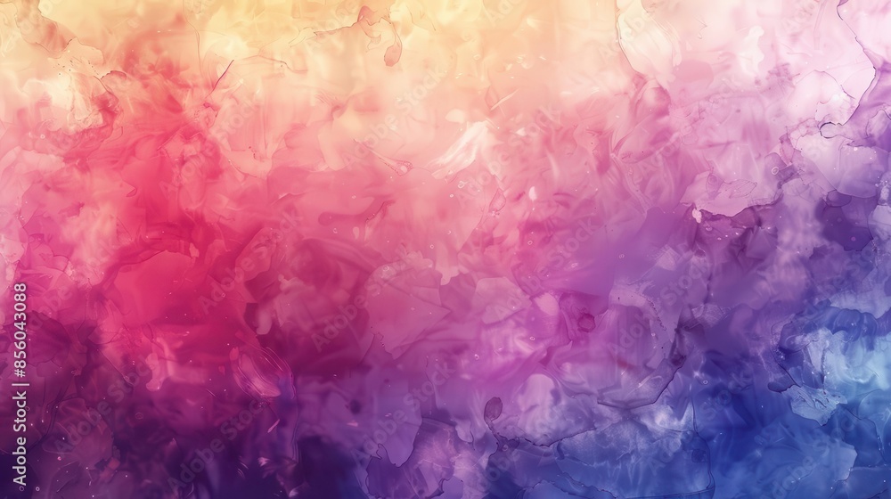 ethereal watercolor background with translucent colorful overlays abstract artistic design
