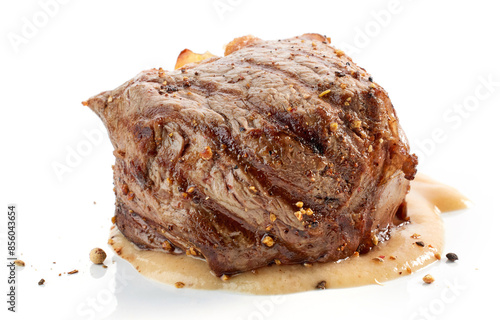 freshly grilled steak