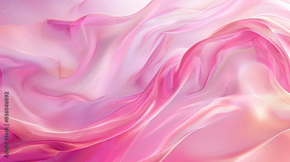Obraz premium Elegant pink gradient texture with a smooth, luxurious finish