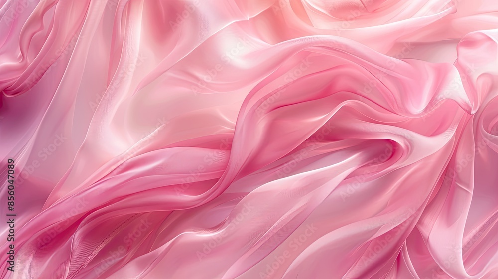 Obraz premium Elegant pink gradient with a soft, luxurious texture and refined appearance