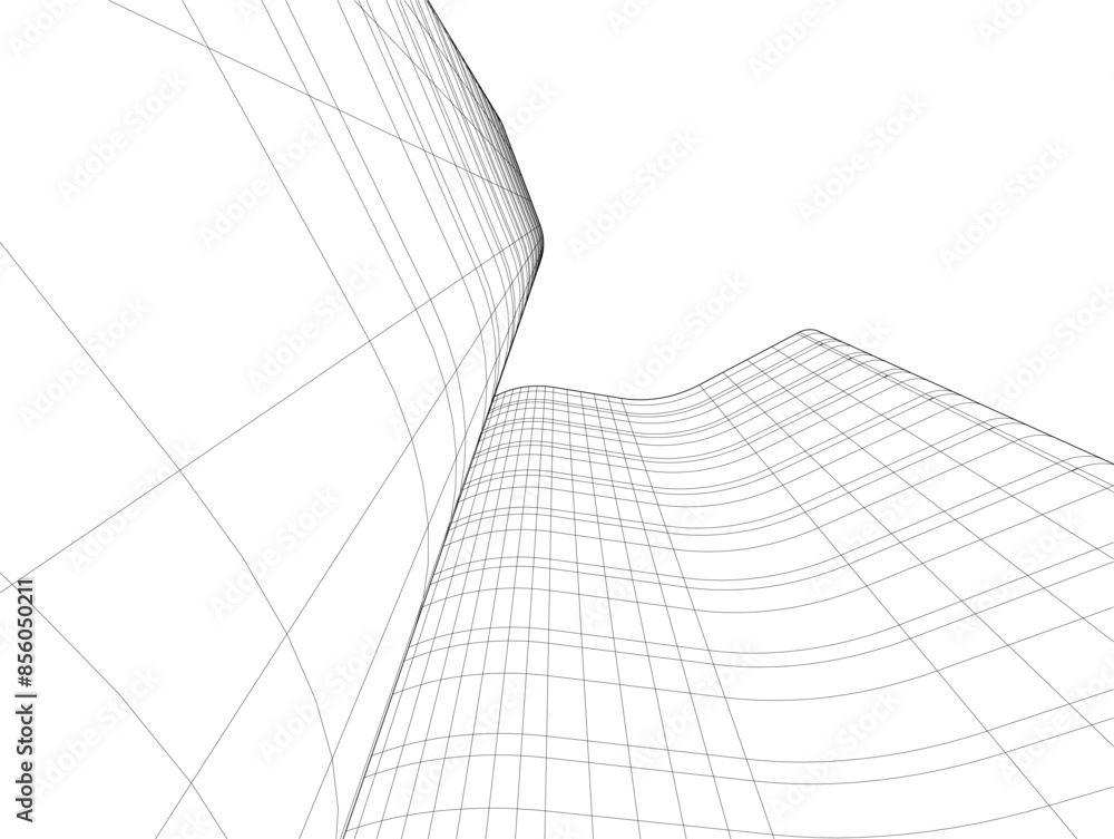 architecture building vector 3d illustration architecture building vector 3d illustration